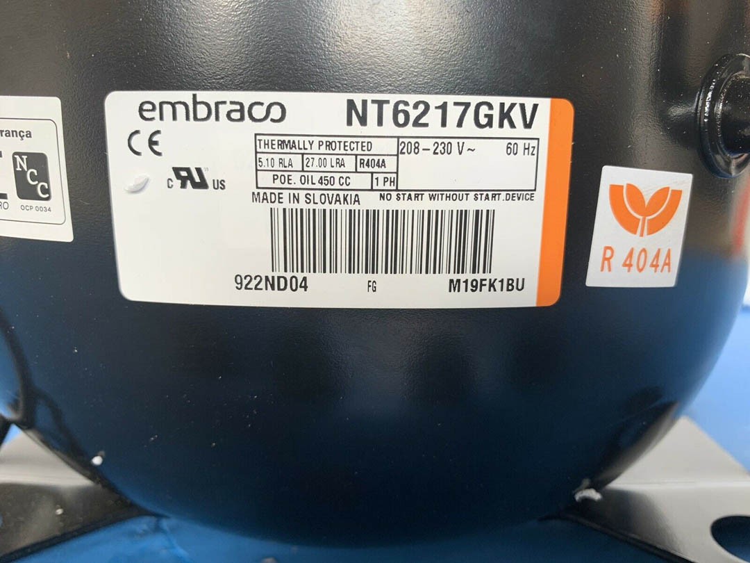 NT6217GKV Embraco Refrigeration Compressor